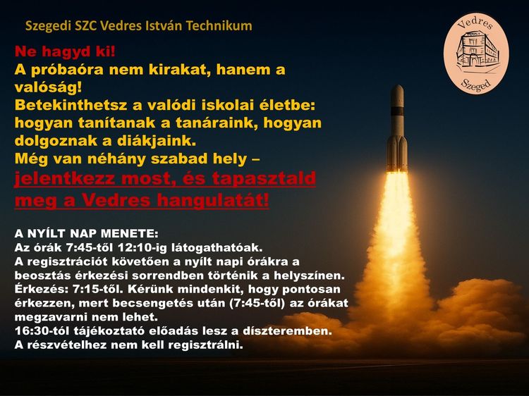 Ne hagyd ki! A próbaóra nem kirakat, hanem a valóság!
