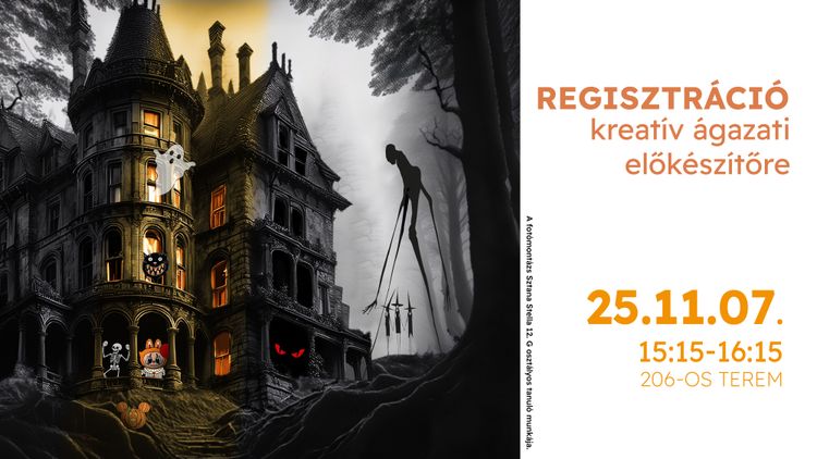 Regisztráció kreatív ágazati előkészítőre