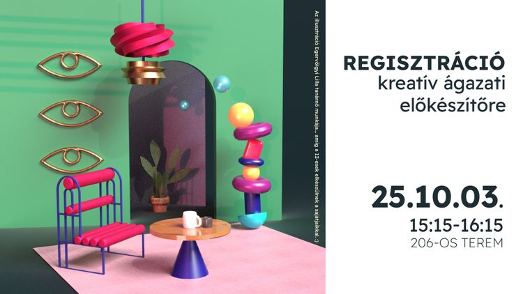 Regisztráció kreatív ágazati előkészítőre