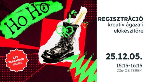 Regisztráció kreatív ágazati előkészítőre