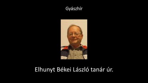 Gyászhír