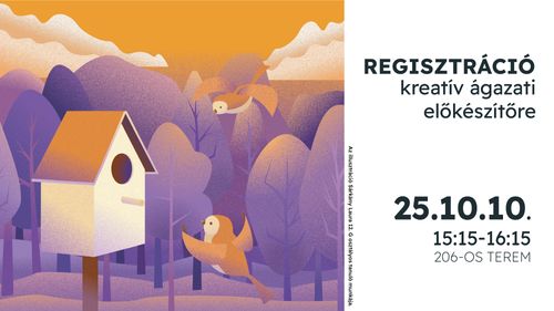 Regisztráció kreatív ágazati előkészítőre