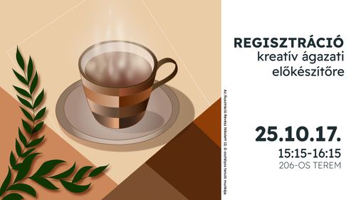 Regisztráció kreatív ágazati előkészítőre
