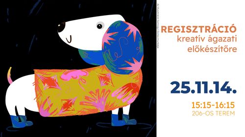 Regisztráció kreatív ágazati előkészítőre