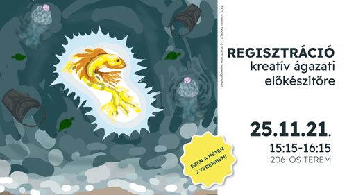 Regisztráció kreatív ágazati előkészítőre